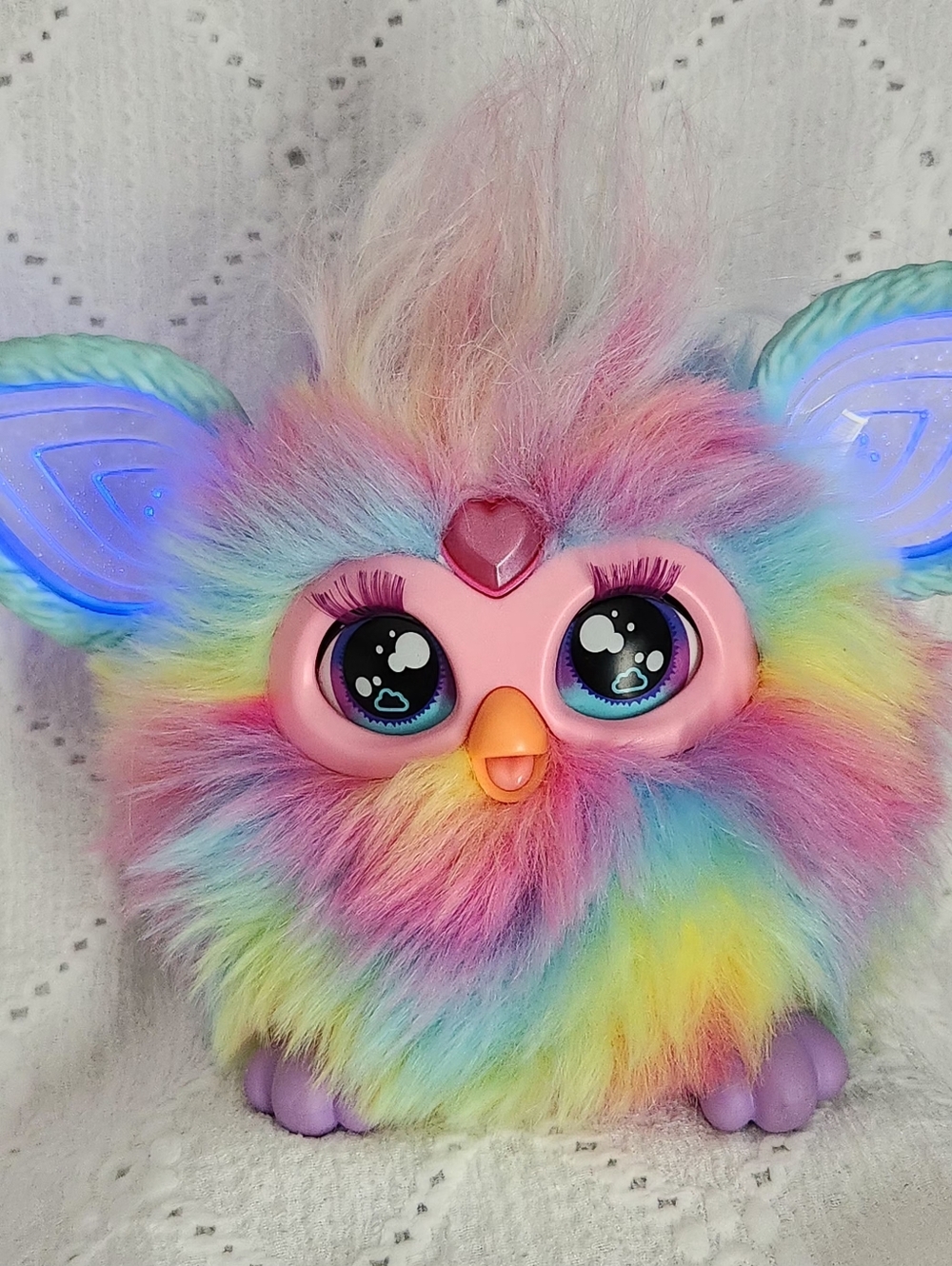 Furby 2023 Cute And Furry Adorable Interactive Tie Dye Toy - Picture 3 of 10